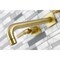 Kingston Brass KS6027ML Wall Mount Tub Faucet, Brushed Brass KS6027ML - alternate 4